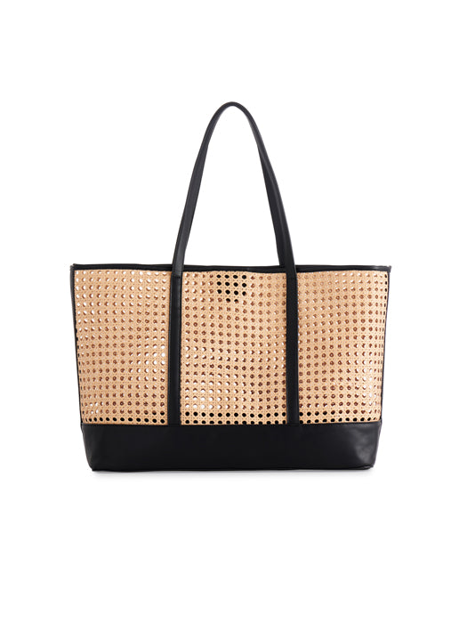 SOLEIL TOTE IN BLACK