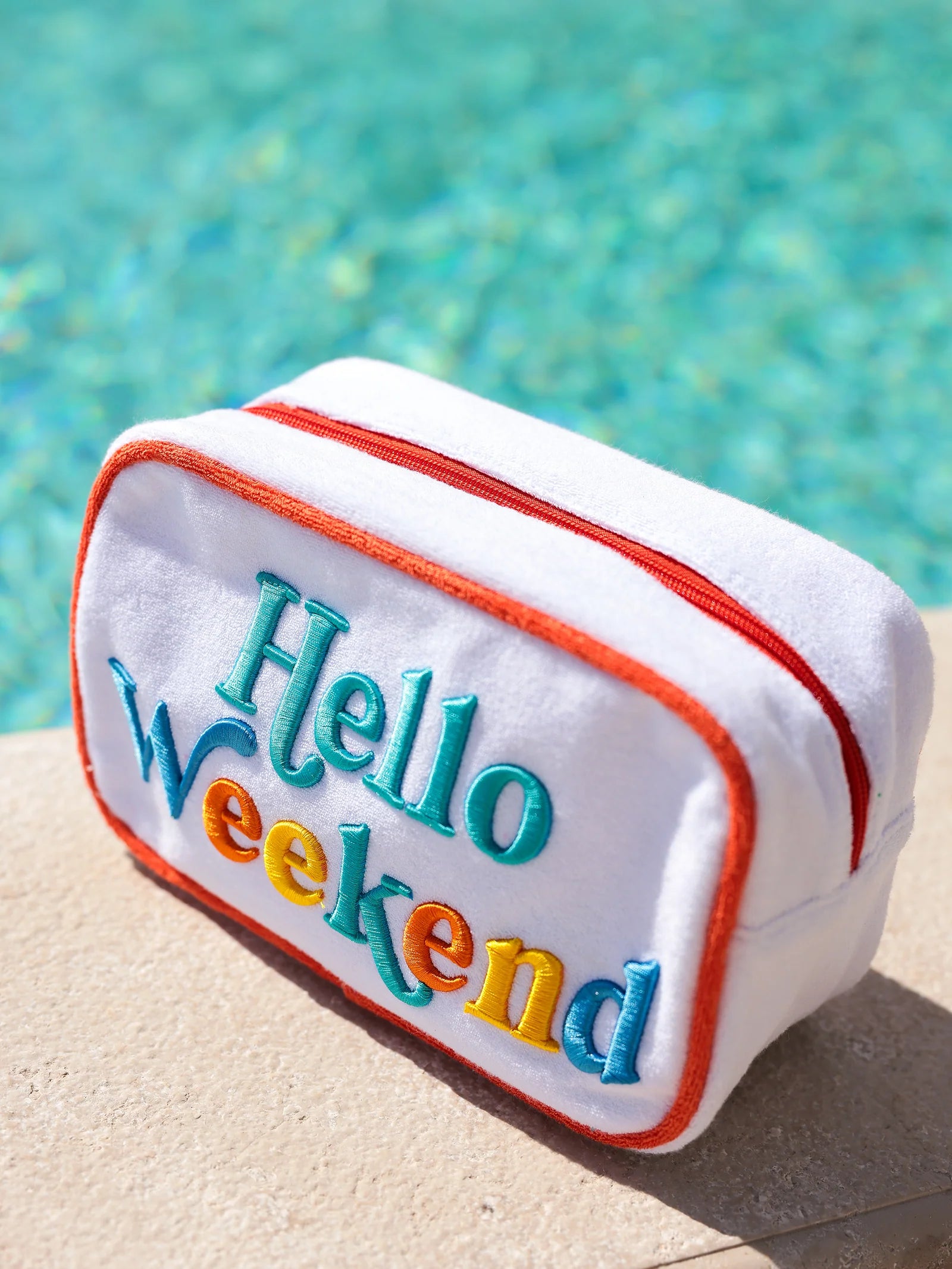 CABANA "HELLO WEEKEND" POUCH BAG