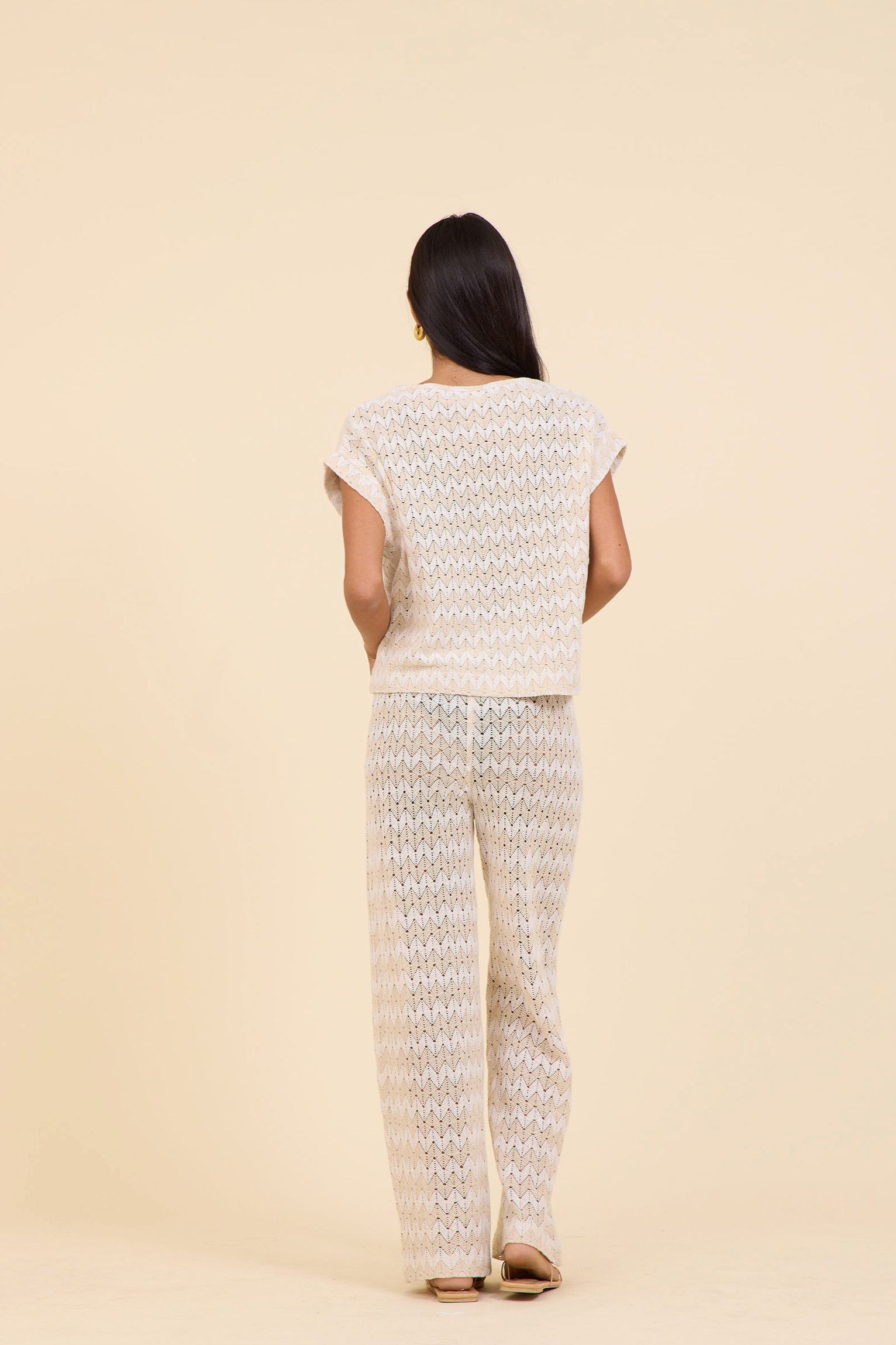 CABANA STRIPE  TEXTURED WOVEN SET