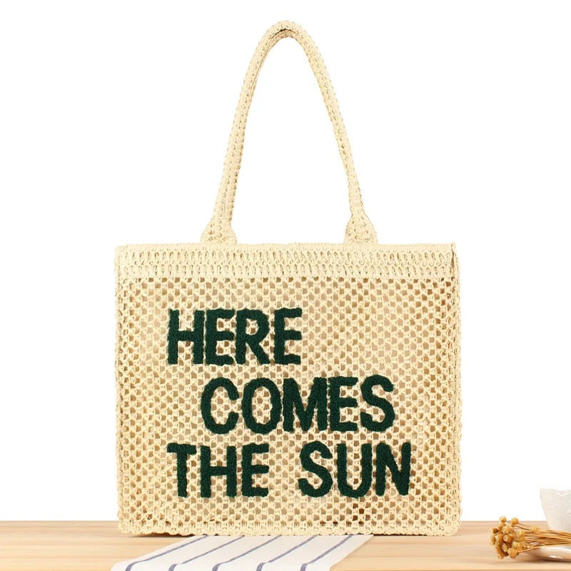 HERE COMES THE SUN NATURAL BAG