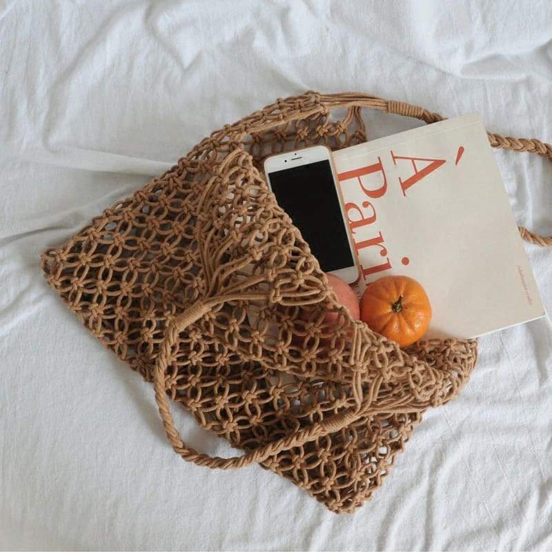 MACRAMÉ SHOULDER BAG