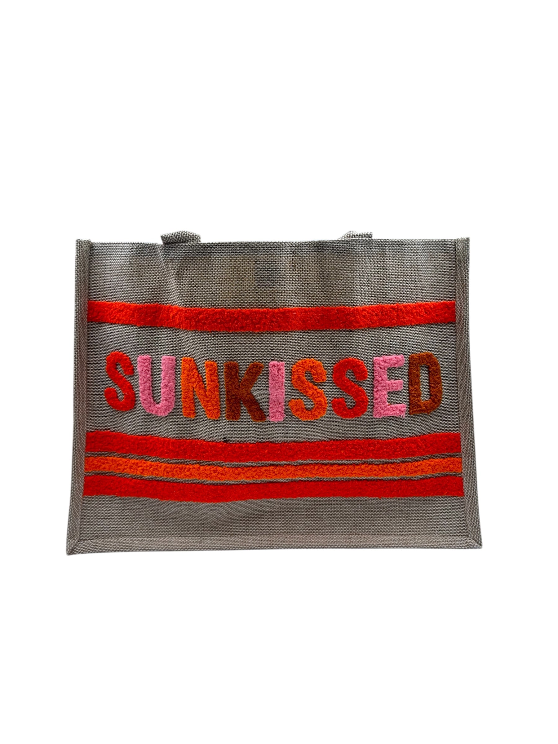 NATURAL "SUNKISSED" BEACH BAG