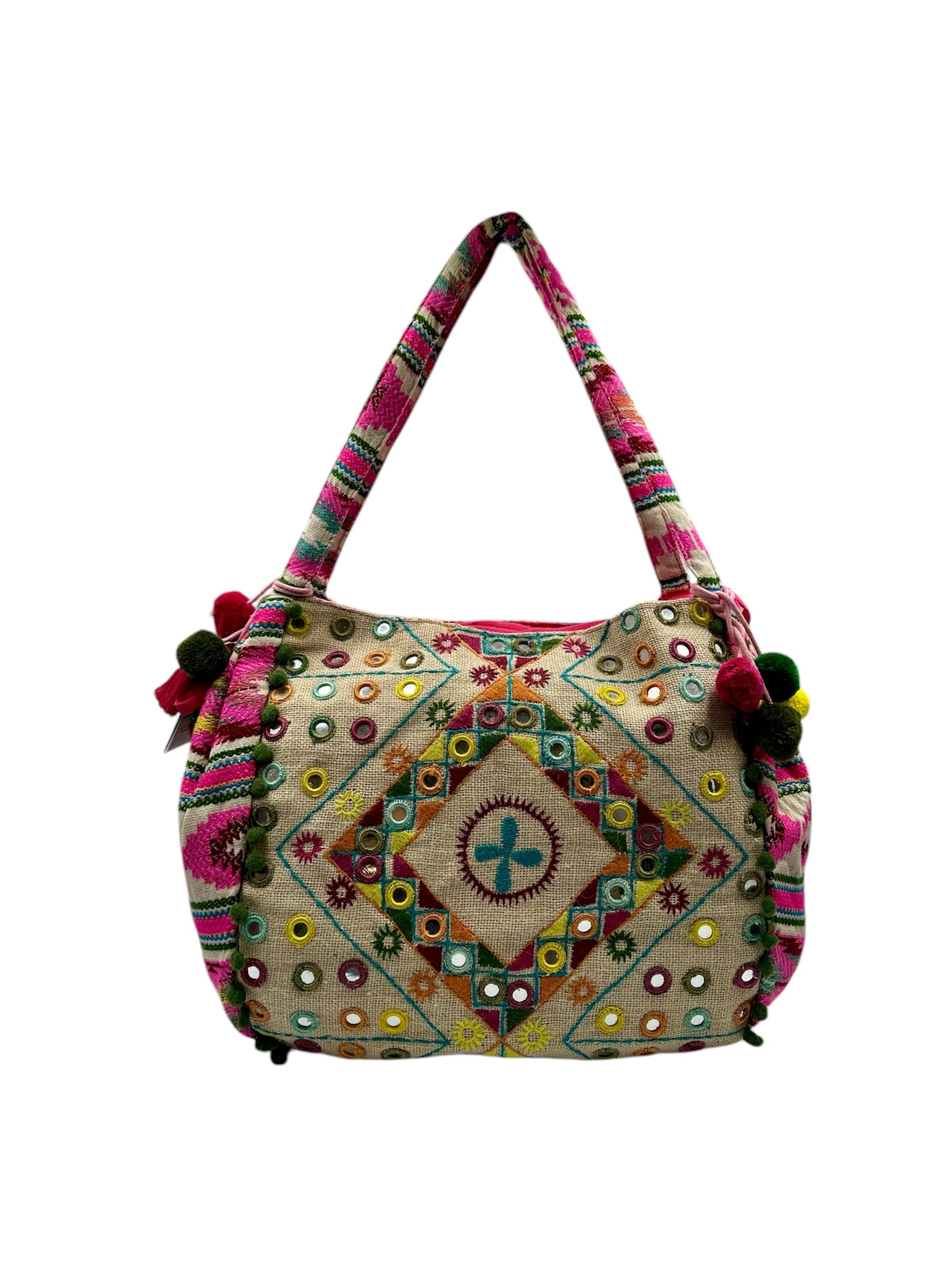 MULTI-COLOR EMBROIDERED BAG